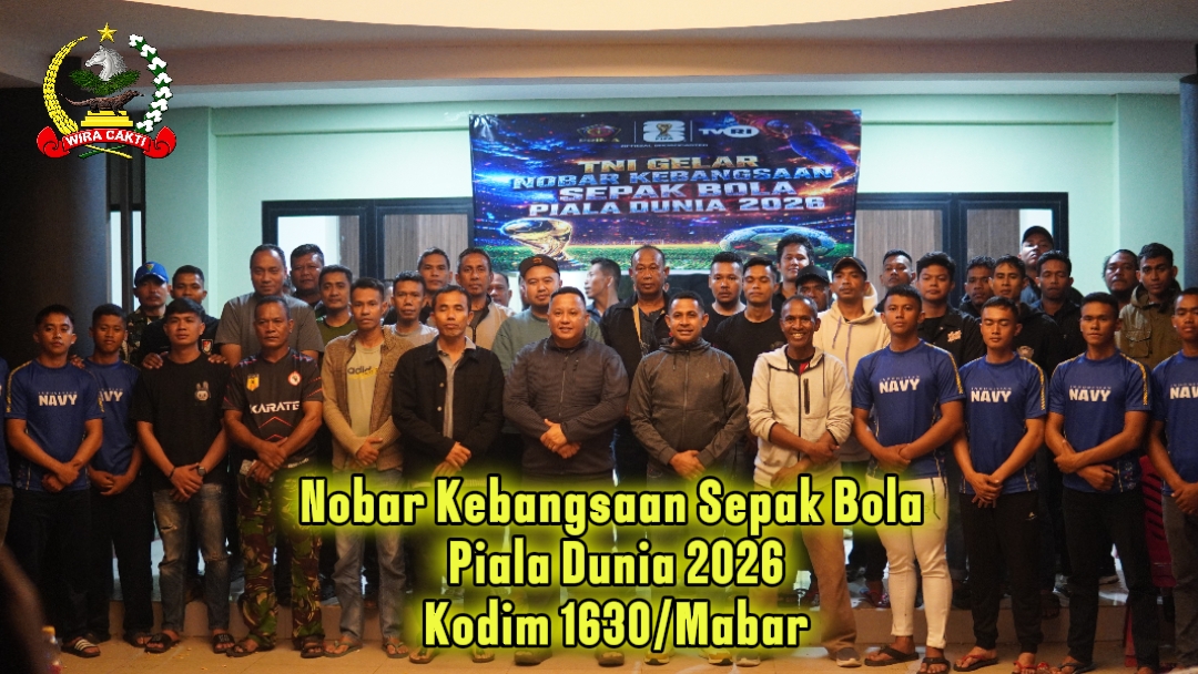 Kodim 1630/Manggarai Barat Gelar “TNI Nobar Kebangsaan”, Pererat Sinergi dan Semangat Persatuan
